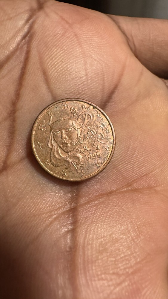 France, Euro 1 Cent, 1999