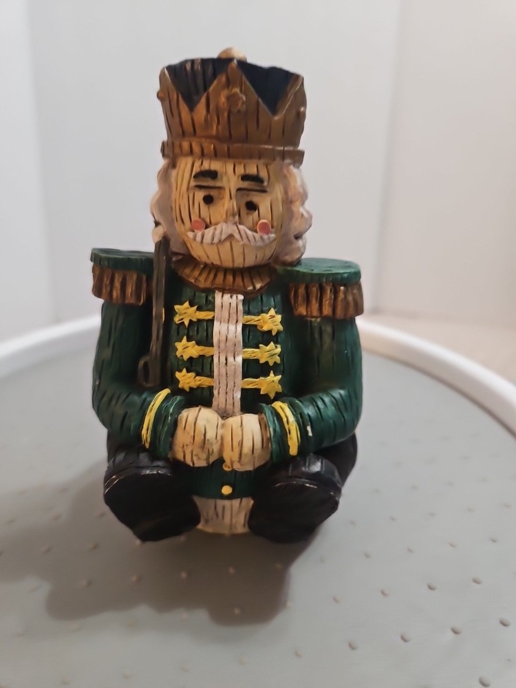 WINDSOR COLLECTION Sitting Nutcracker Collectible FIGURINE