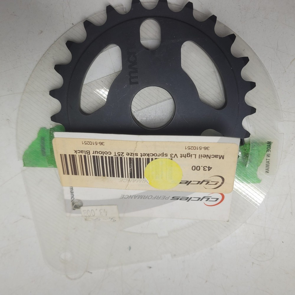 MacNeil Light V3 Sprocket size 25T black [NEW]