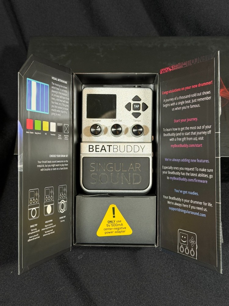 SINGULAR SOUND AEROS LOOP STUDIO + BEATBUDDY + Switch pedal + beat & sound +..