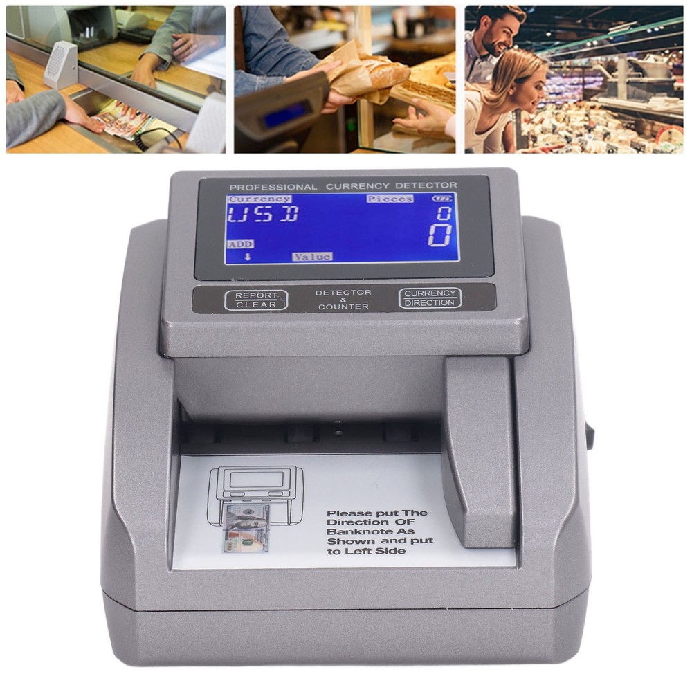 Denomination Money Counter Machine Handheld Bill Counting Machine US Plug