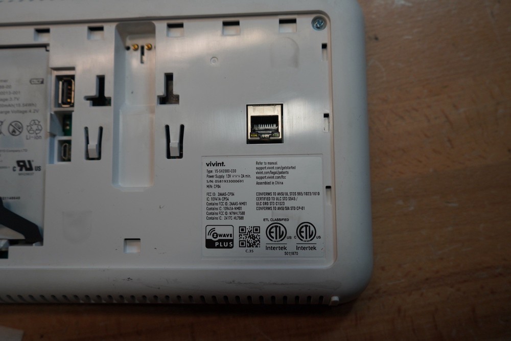 (S) Vivint Smart Hub 2nd Gen Control Panel Replacement VS‑SH2000‑C00