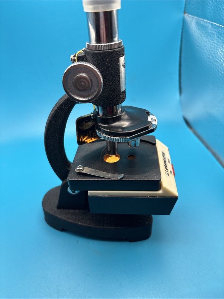 Vintage Creative Science 600 X Microscope Lab with instructions