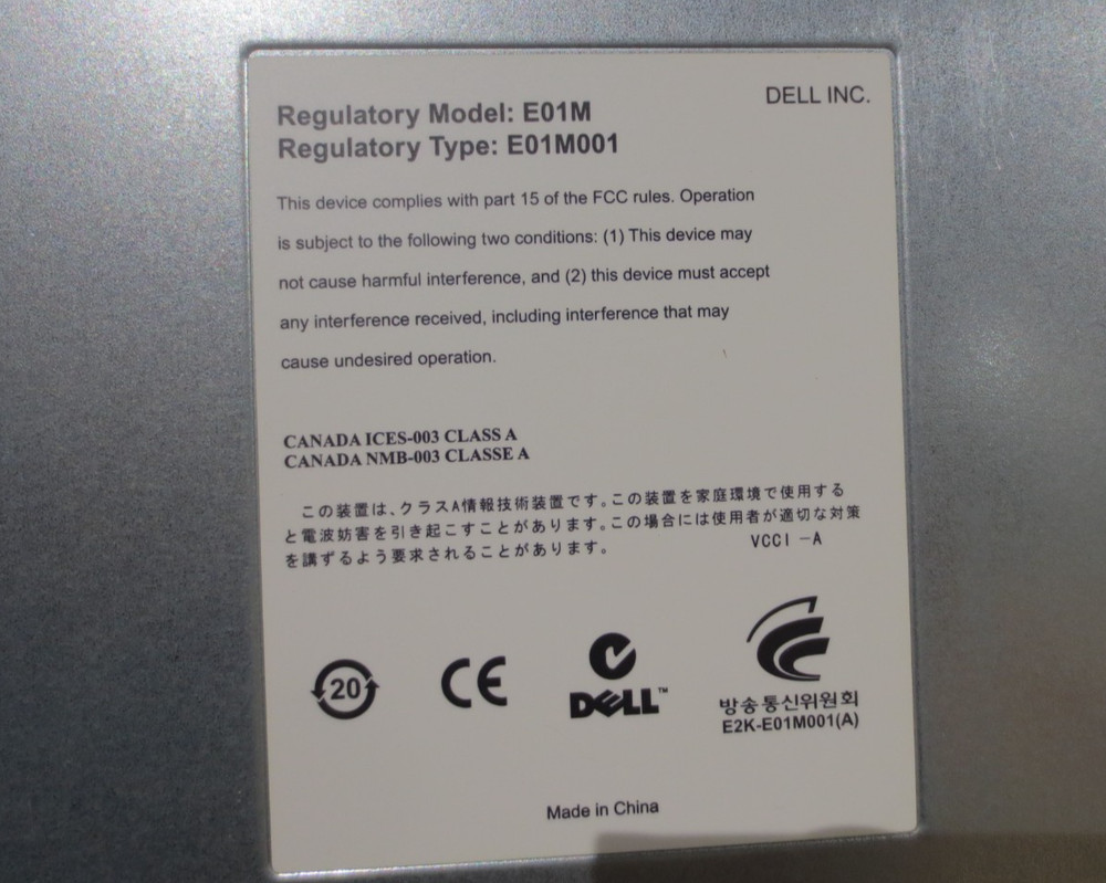 DELL E01M 0W307K SAS CONTROLLER MODULE MD12 SERIES 6GB