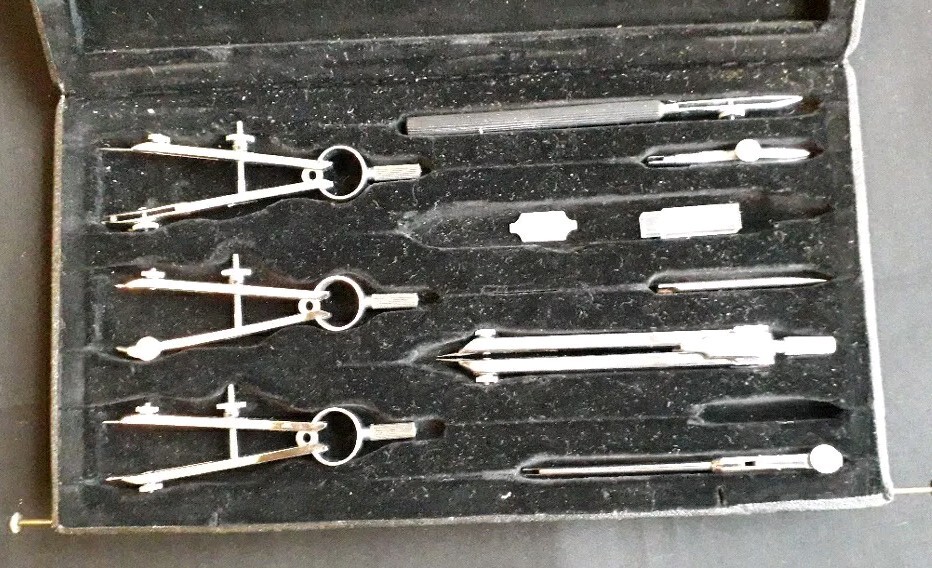 Vintage Jakar S.100 Technical Engineering Drawing Instruments W1 1