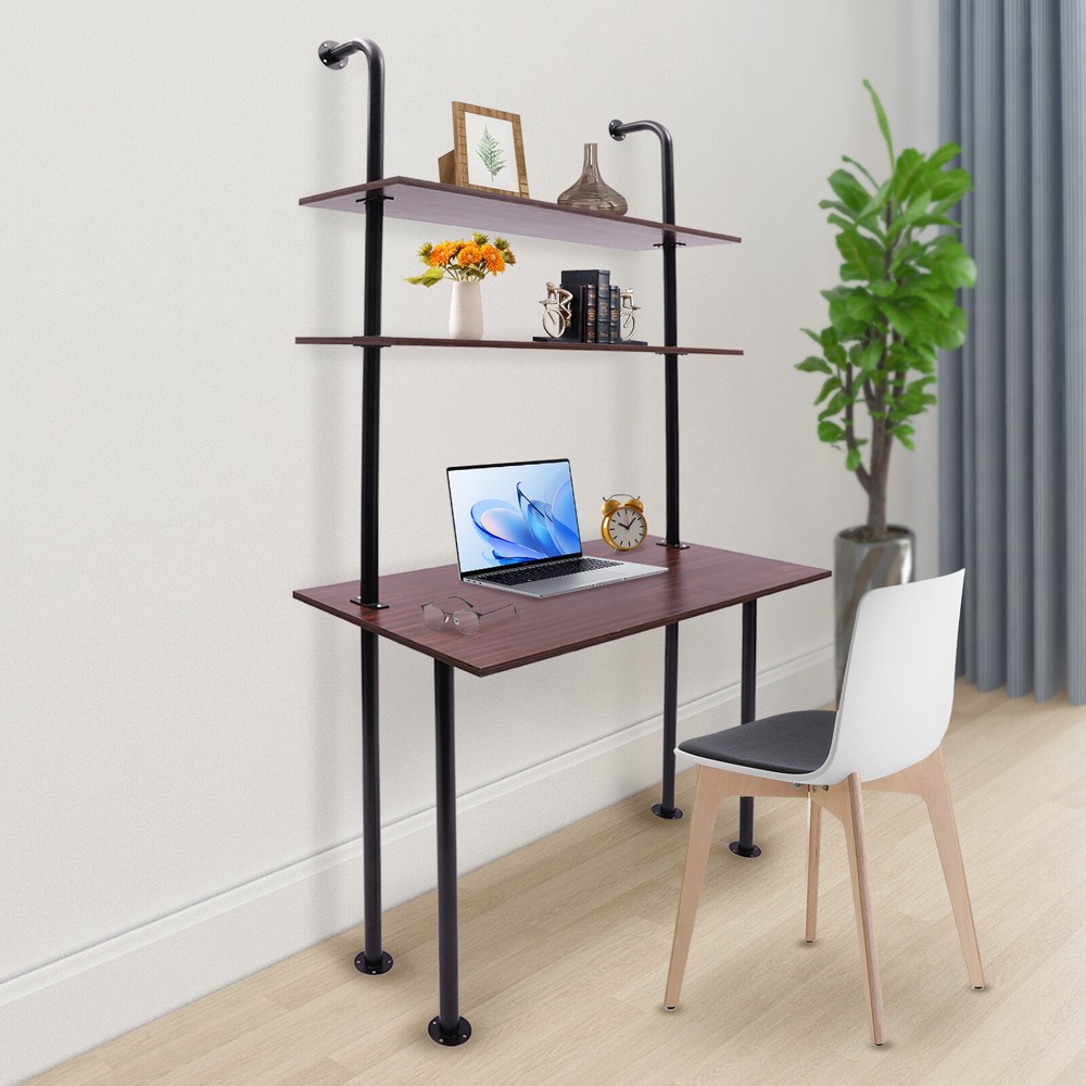 Wall Mounted Desk Wall Mount Computer Writing Table Wall Organizer