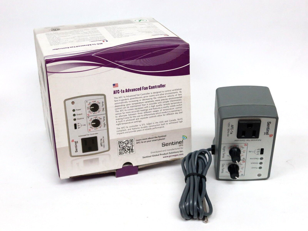Sentinel GPS AFC-1a Advanced Fan Controller New Open Box