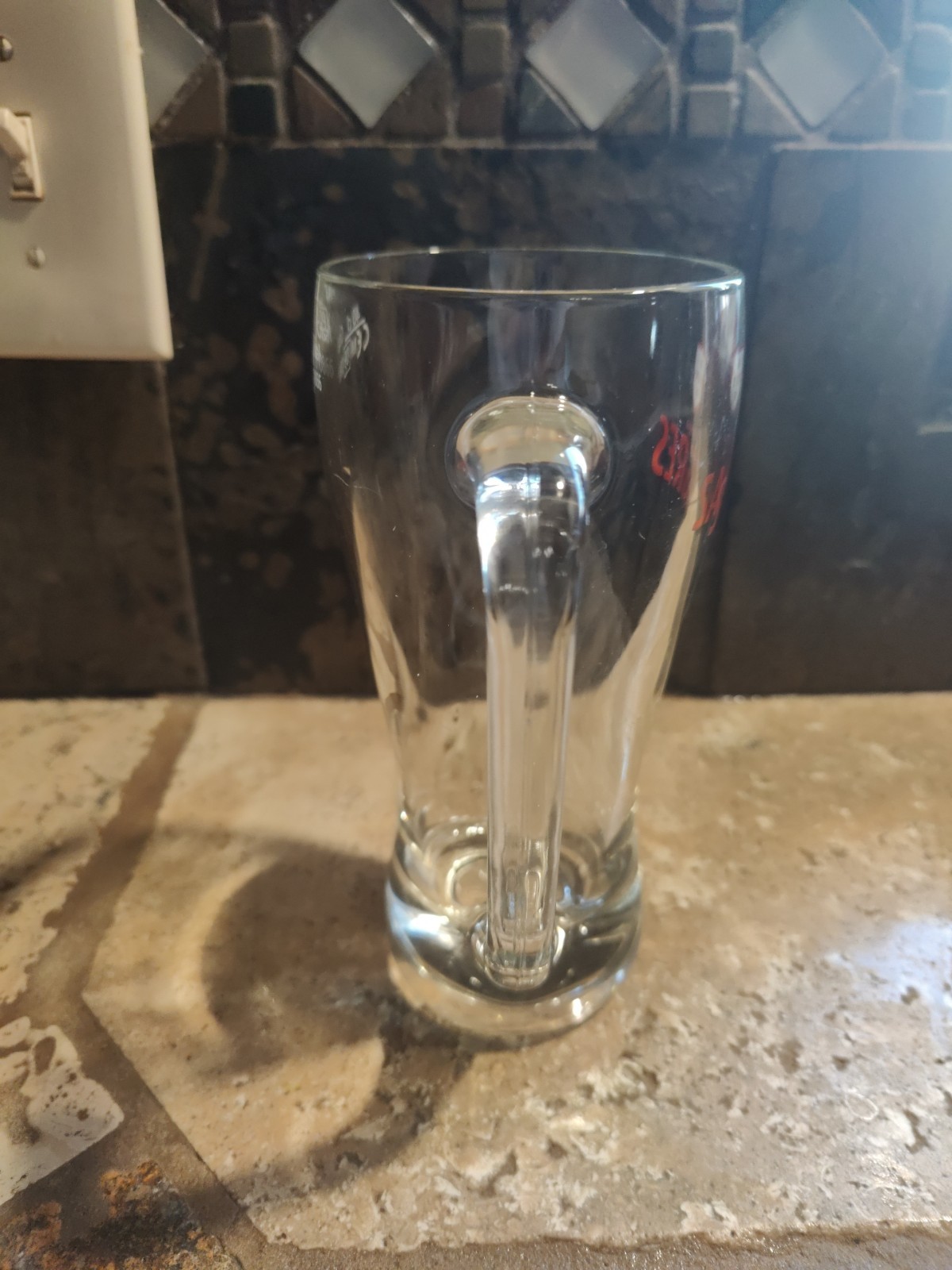 Sagres Beer - original Beer Glass Mug Sagres Portugal