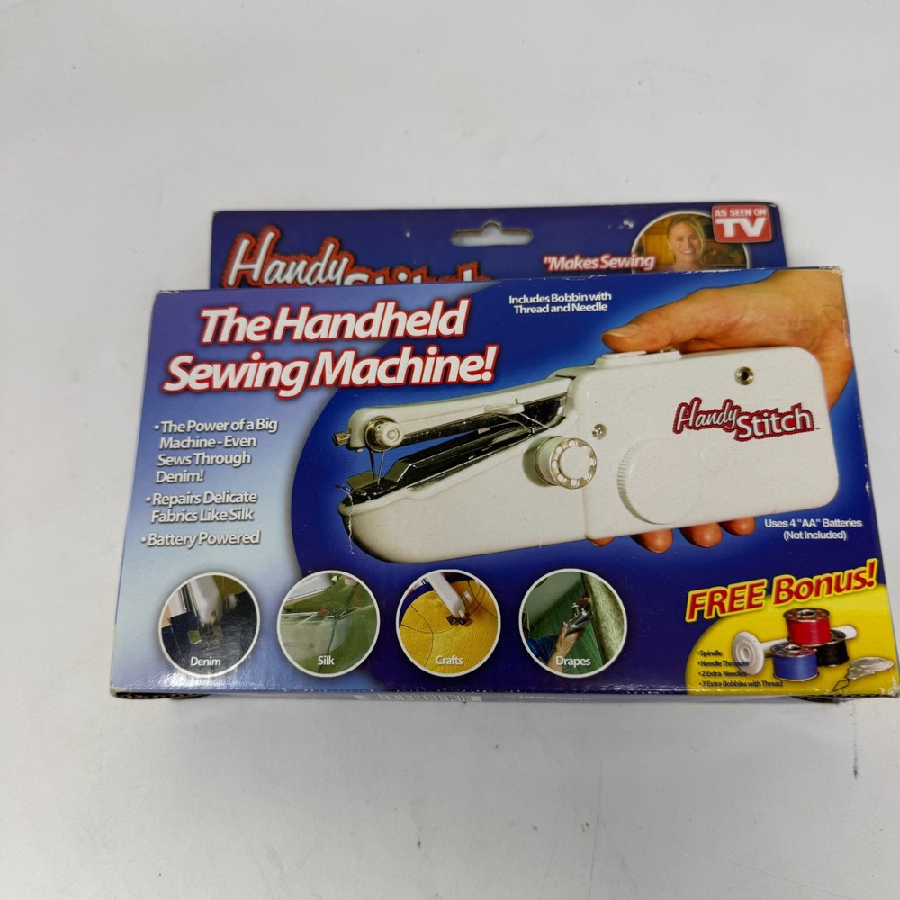 Handy Stitch The Handheld Portable Battery Powered Sewing Machine