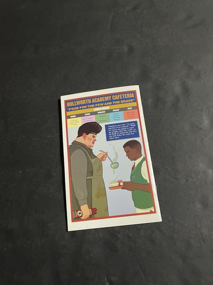 Bully ps2 Manual Only