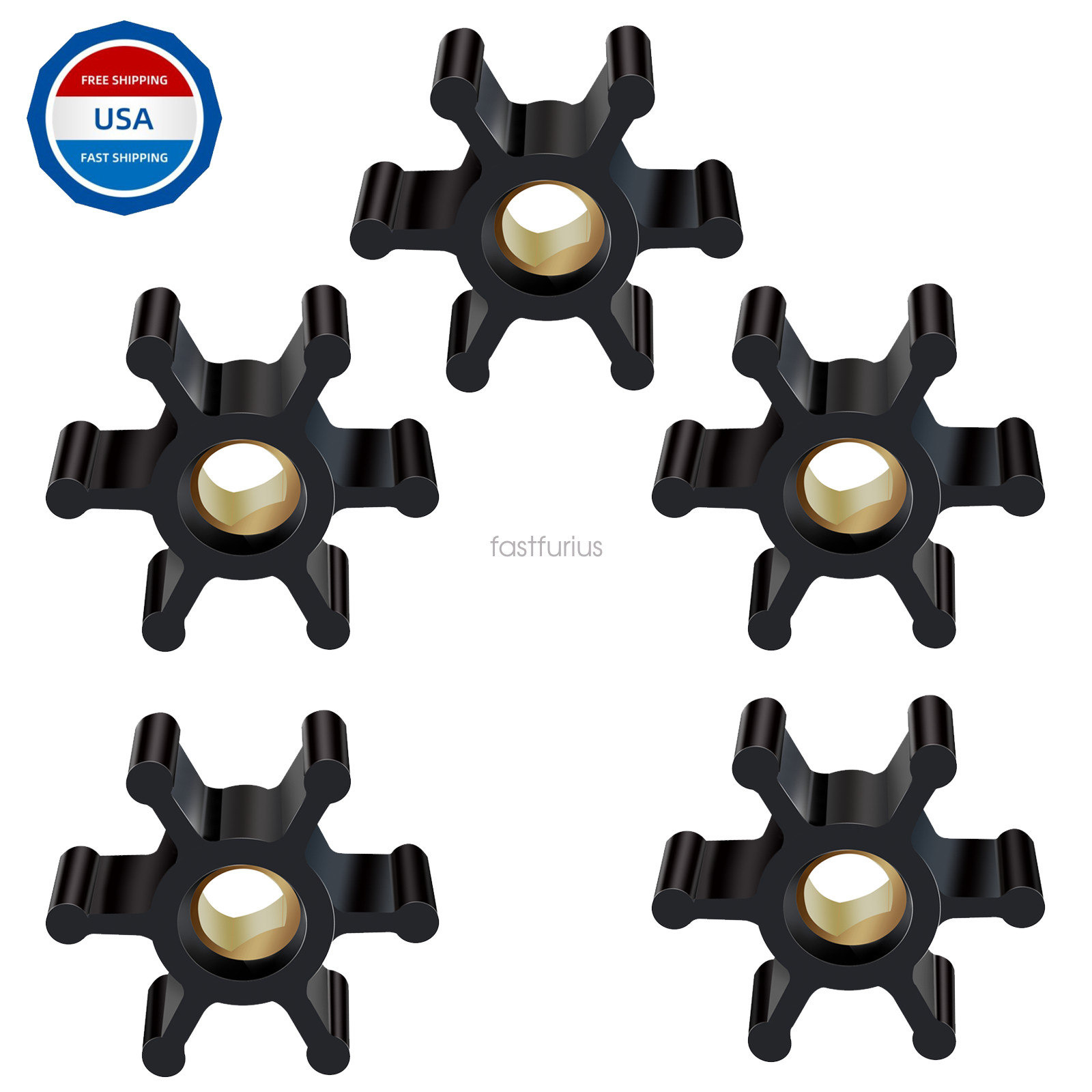 Fits 1/10th HP & 1/12th HP Impeller Utility Water Transfer Pump NEW 5 pack