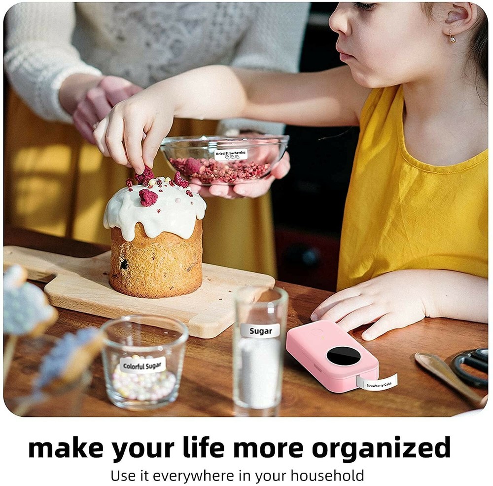 Wireless D30 Mini Pocket Bluetooth Thermal Paper Printer Label Sticker Notes