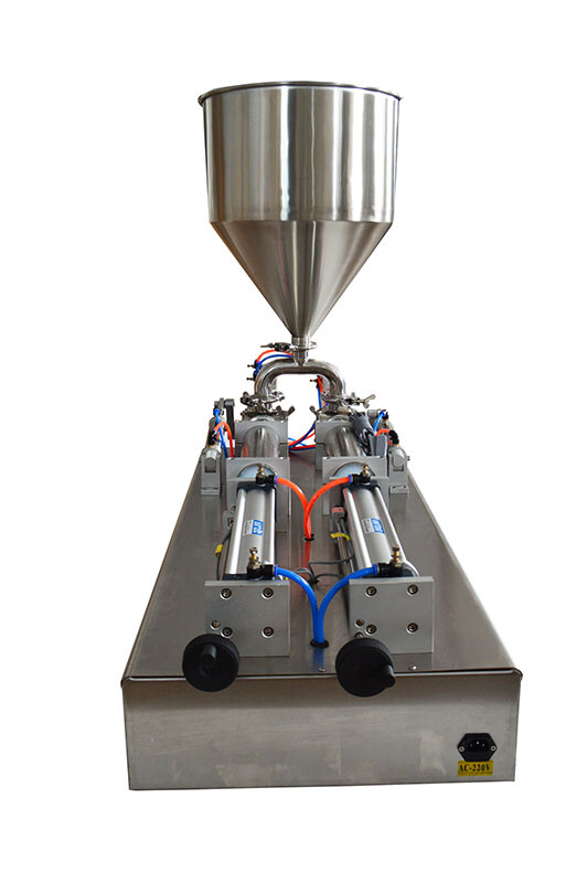 110V 50-500ml Paste & Liquid Filling Machine with Dual-nozzle Fully Automatic