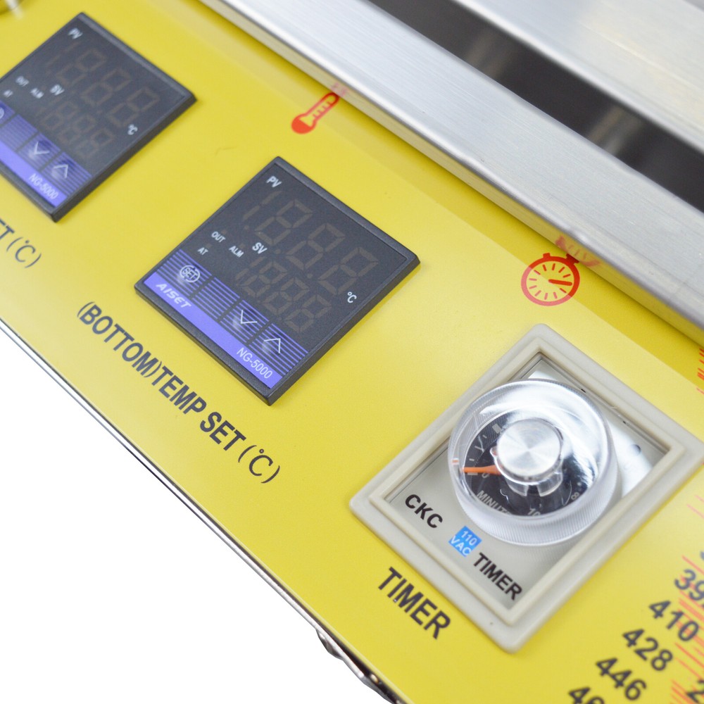 Commercial Donut Waffle Crispy Pie Nonstick Machine Replaceable Template 110V