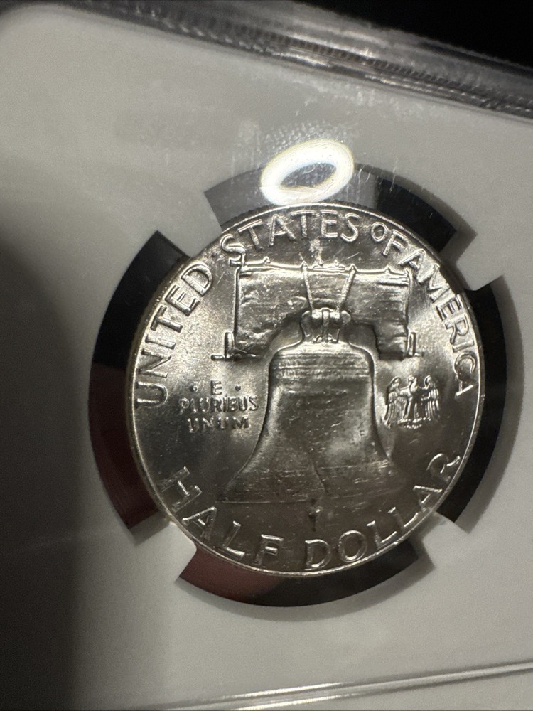 1959 Franklin Half Dollar 50c Reverse MS63 Type 2 NGC