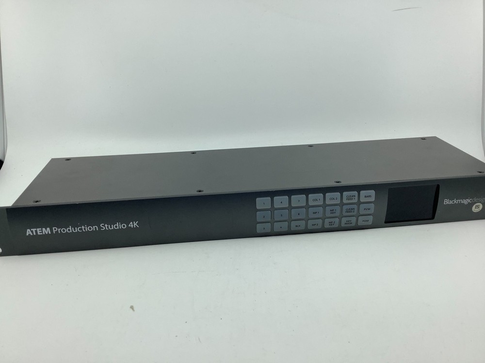 Blackmagic ATEM Production Studio 4K Switcher - Fair Condition - Two SDI Inputs