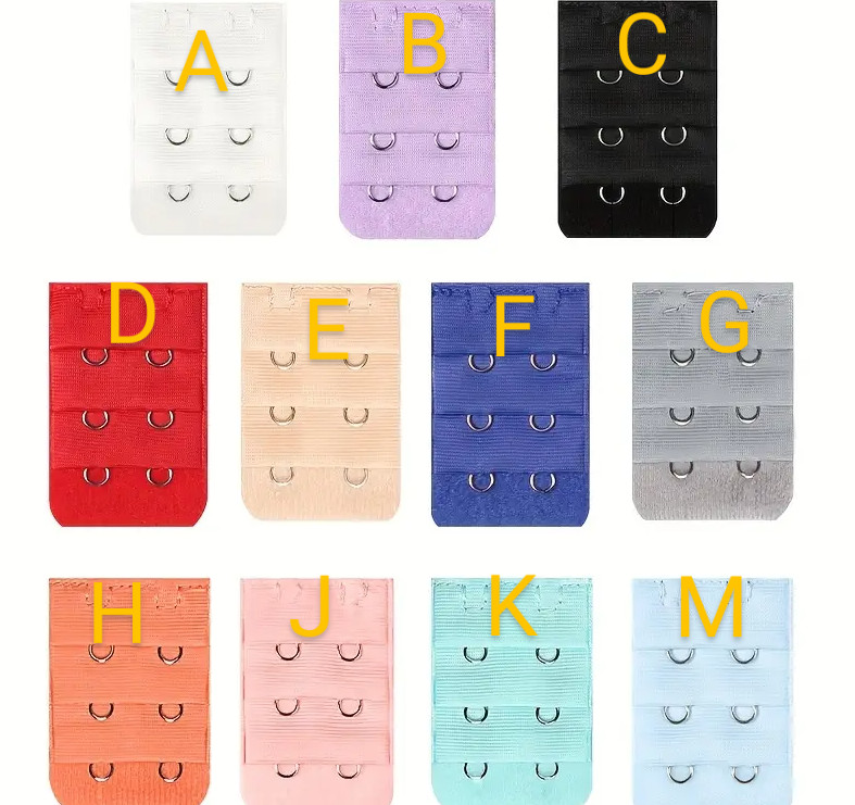 Bra Extender Bra Strap Strapless Underwear 2 Hook Maternity Bra Extender