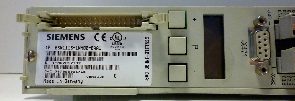 Siemens 6SN1118-1NH00-0AA1 Control Module
