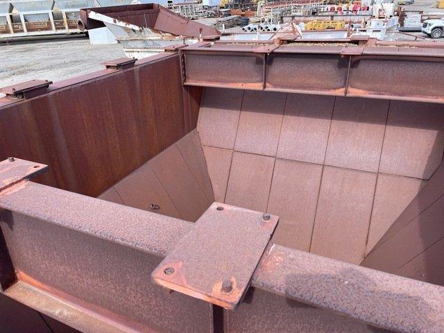 Custombuilt 10 ft x 16 ft 6 in Aggregate Hopper Feeder Bin # 3966