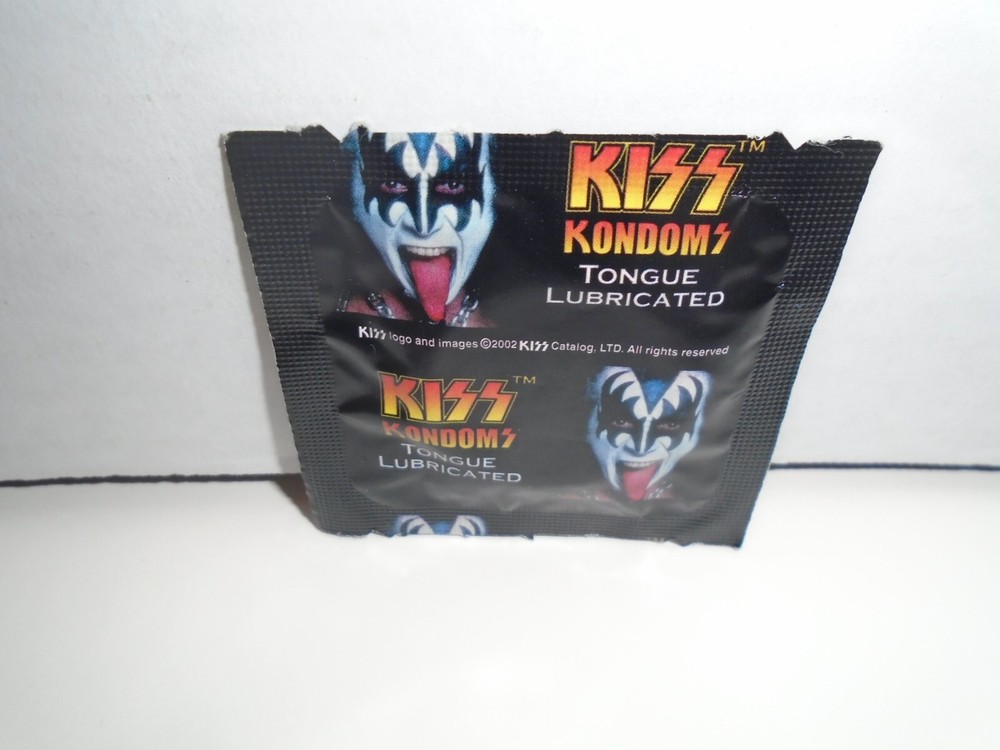 KISS GENE SIMMONS SEALED SINGLE CONDOM PACKAGE - THE DEMON