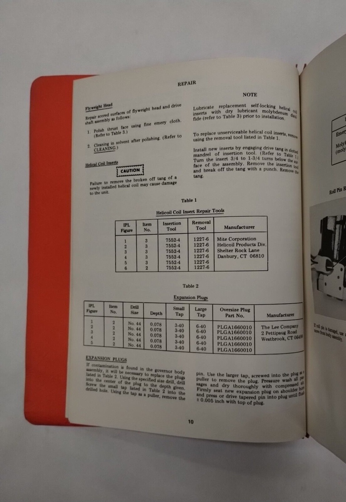 Woodward Overspeed Governor Component Maintenance Manual 33048E-Original