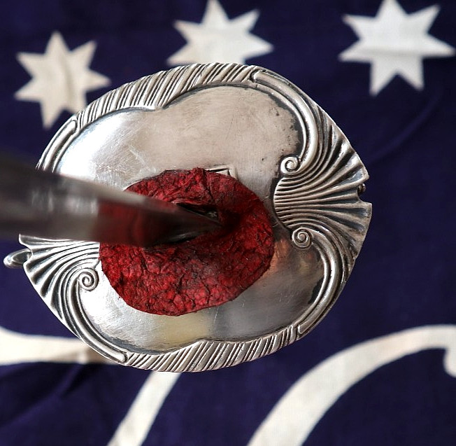 REVOLUTIONARY WAR BRITISH SILVER HILT SMALL SWORD HALLMARKED CIRCA 1770