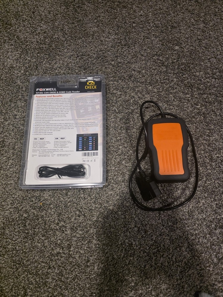 Foxwell NT301 Obd2 Code Scanner Universal Car Engine Diagnostic Tool Automotive