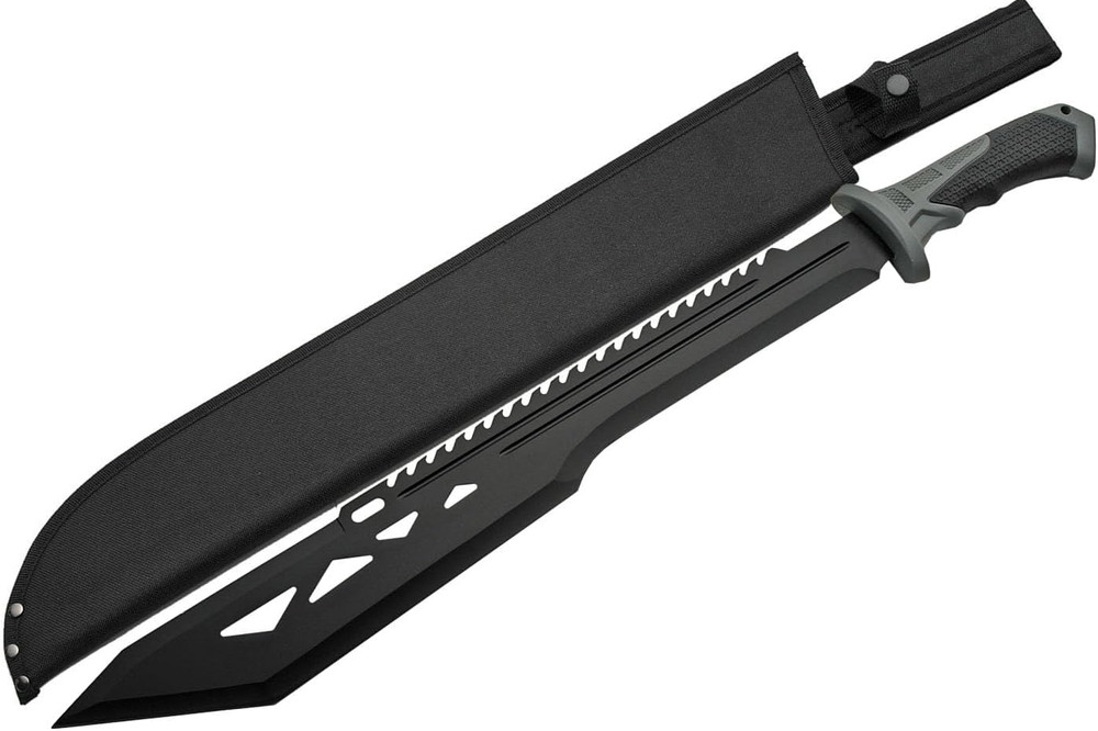 25" Black Macho Machete with Sheath