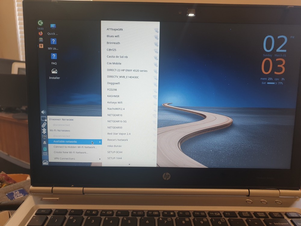 Linux MX V25.1, Xfce, 64-bit, Bootable Live and Install USB Flash Drive