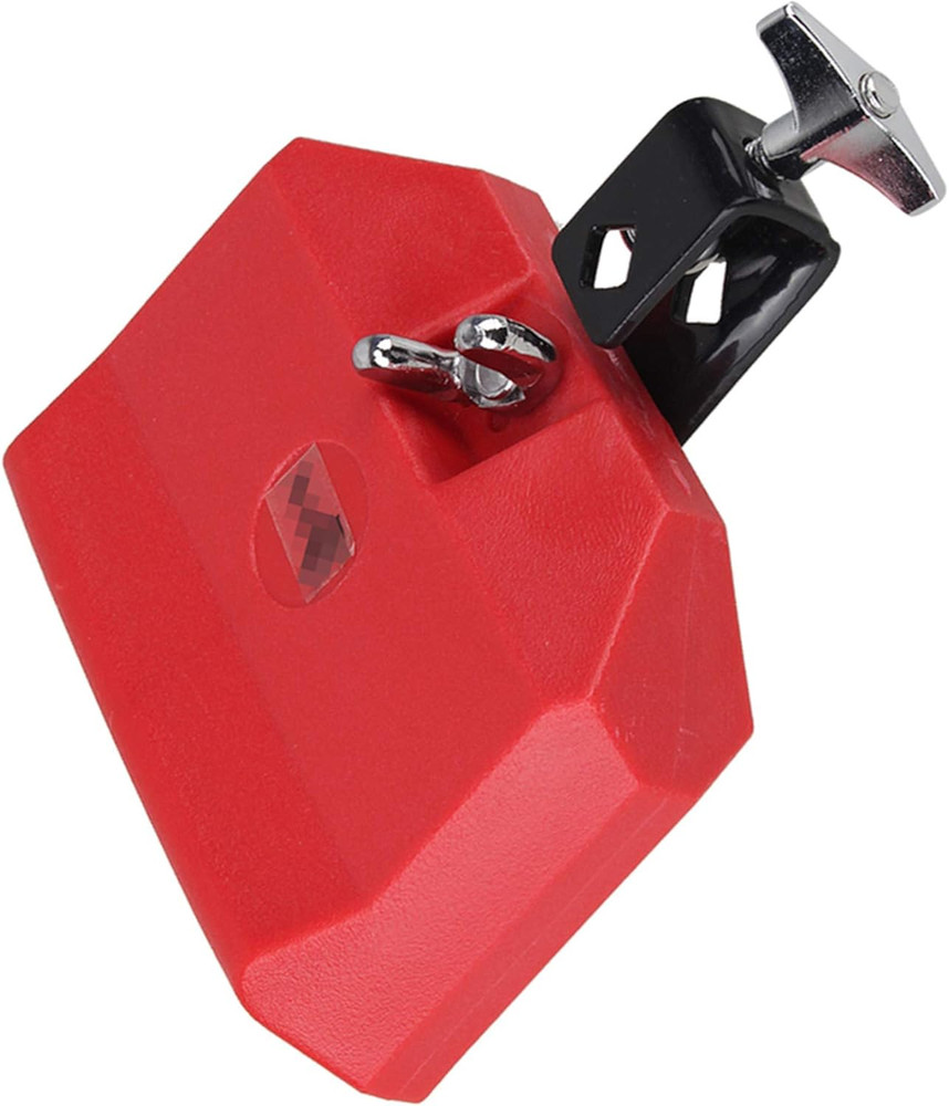 Red Plastic Percussion Instruments Block for Latin Drum Instrument Big Size