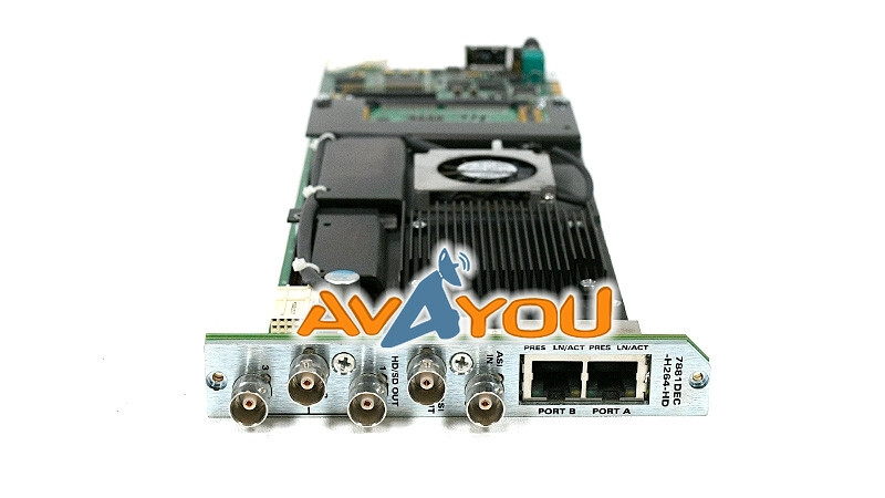 Evertz 7881DEC-H264HD HD/SD MPEG-2 and H.264 Decoder +IPFEC +3RU