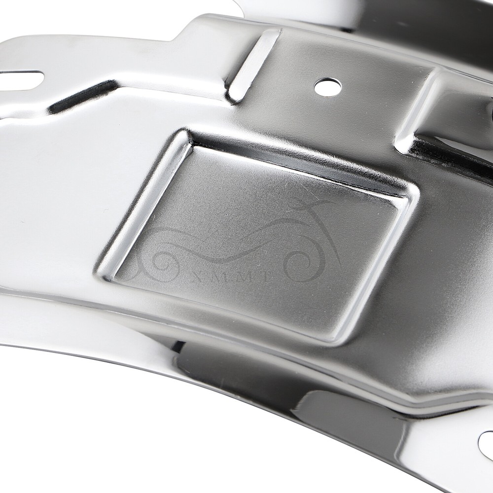 Chrome License Plate Relocation Bracket For Harley CVO Road Electra Glide FLHTCU