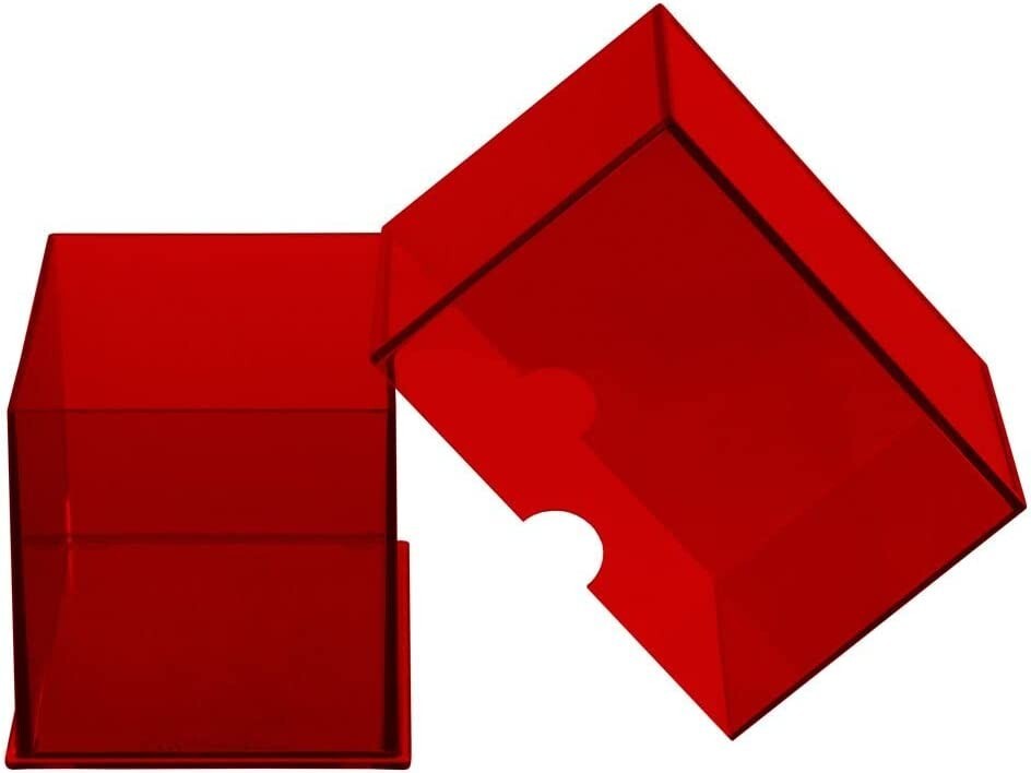 Ultra Pro Eclipse 2-Piece Deck Box: Apple Red -Cards or Board Games storage