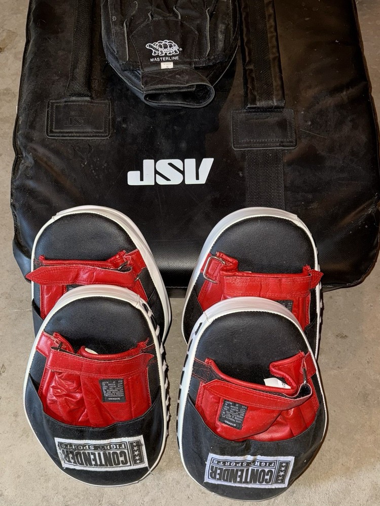 JSV Kick shield, Contender Air Mitts & Masterline focus mitt
