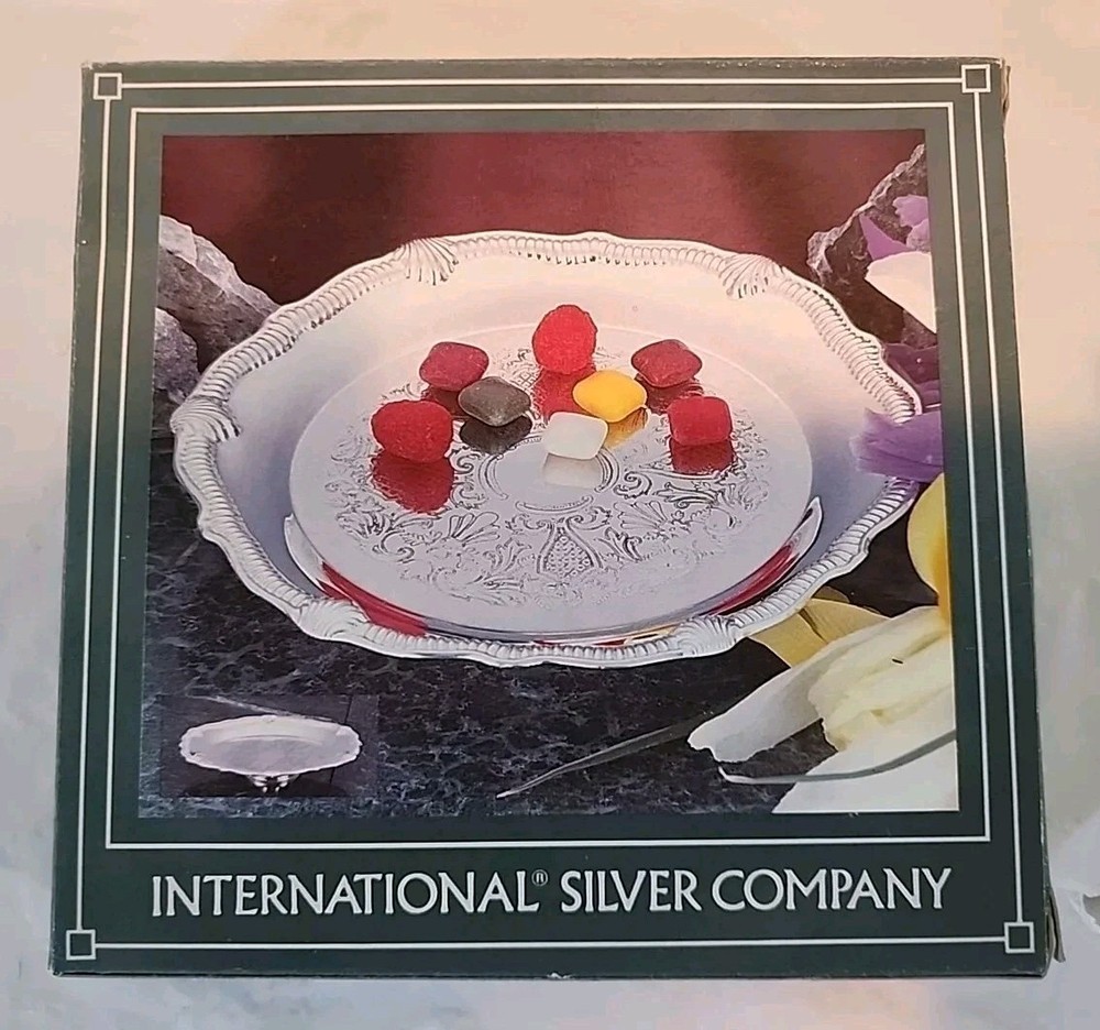 International Silver Company,Silver Plated Mini Pedestal Dish 5 3/4" No 99110197