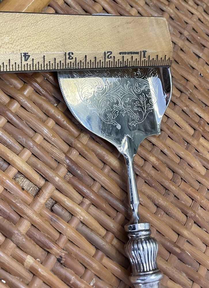 RAIMOND Silver Sterling Etched Server Italy