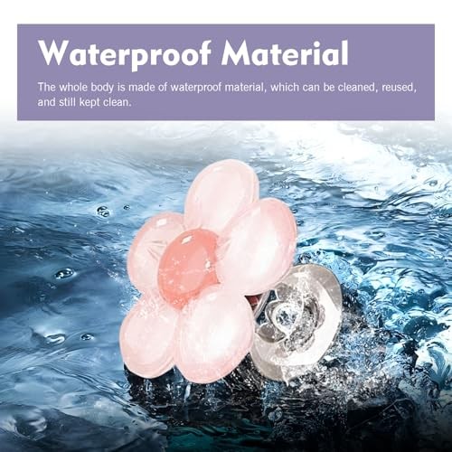 Resin Flower Engine Ignition Button Cover, Push Engine Button 1 PC Pink