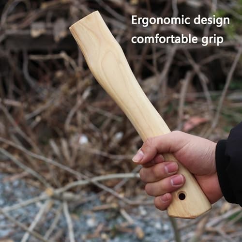 Axe Handle Replacement, 13in+11in Hickory Hatchet Handle Replacement log color