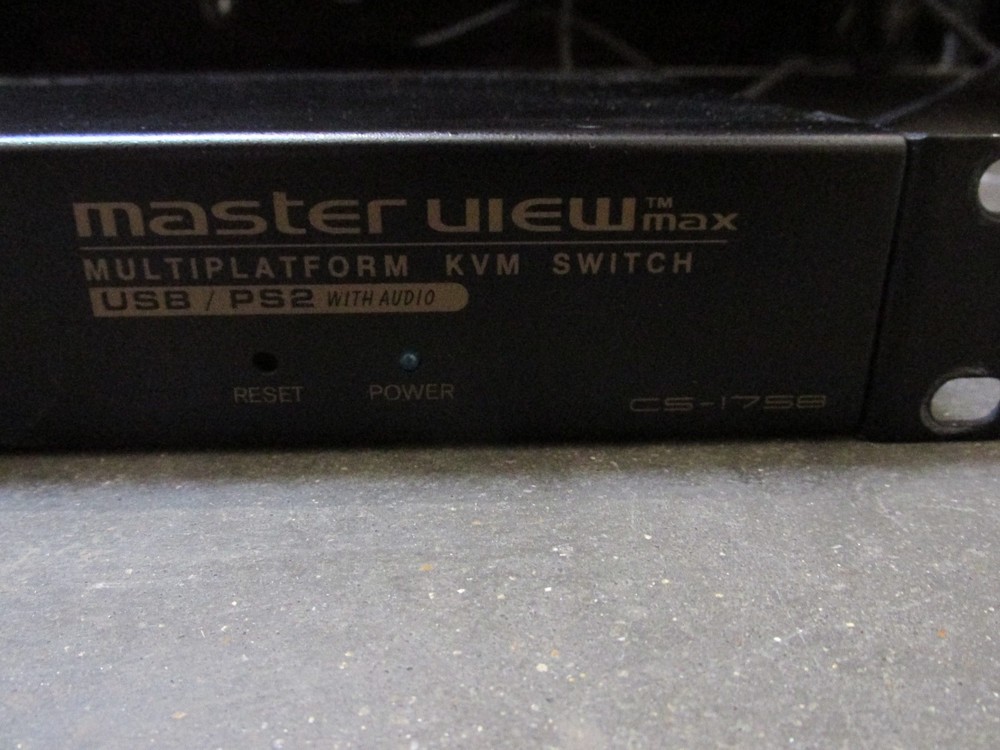 ATEN master view Max multi platform KVM switch USB / PS2 with audio CS-1758