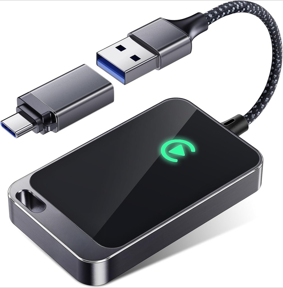 Wireless CarPlay Adapter for Apple iPhone, Wired to Wireless Playback Adapter