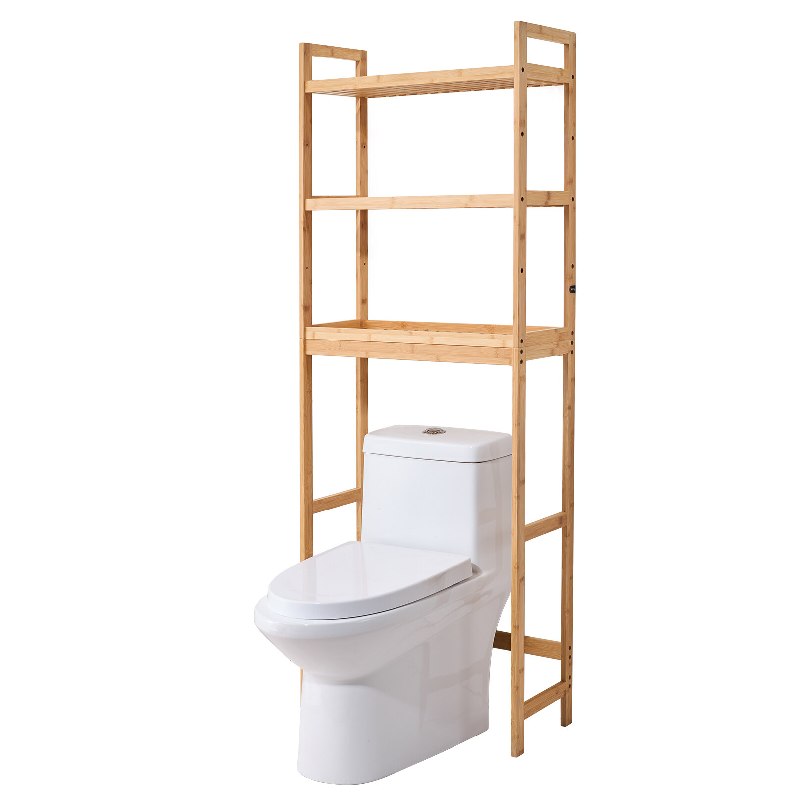 VEVOR Over the Toilet Storage 3-Tier Bathroom Shelf Rack Space Saver Organizer