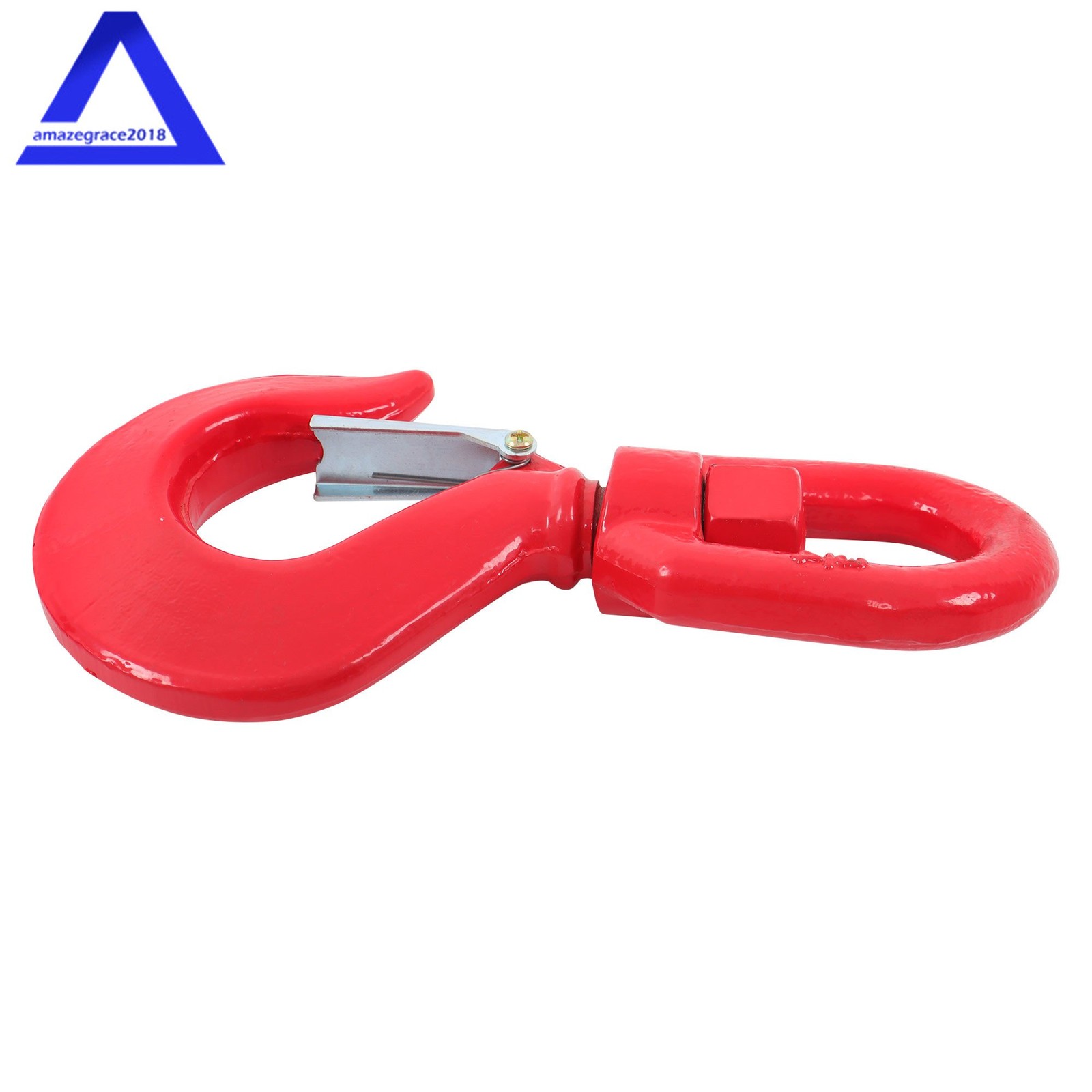5Ton Locking Swivel Hook Heavy Duty Swivel Lifting Hook Rigging For Hoisting G80