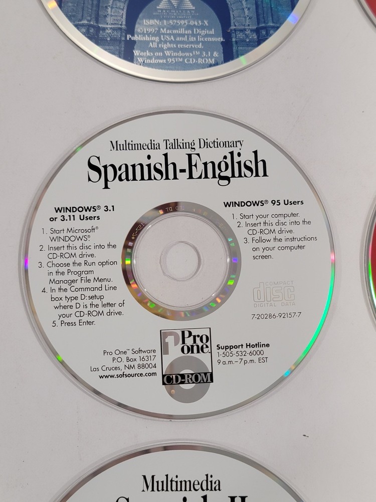Spanish Language (PC and MAC) PC CD-ROM - 10 Discs, Learning Company, Multimedia