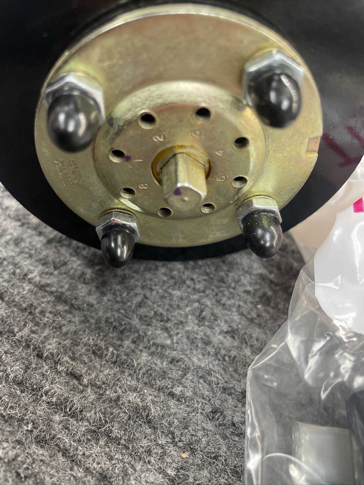 ElectroSwitch 24202B 20A 600V 2HP Rotary Knob Switch 8 Position 2 Stack Double