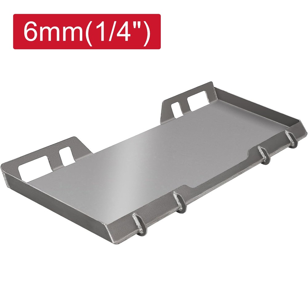 1/4" 1/2" 3/8" Skid Steer Mount Plate Universal Adapter Loader Quick AttachPlate