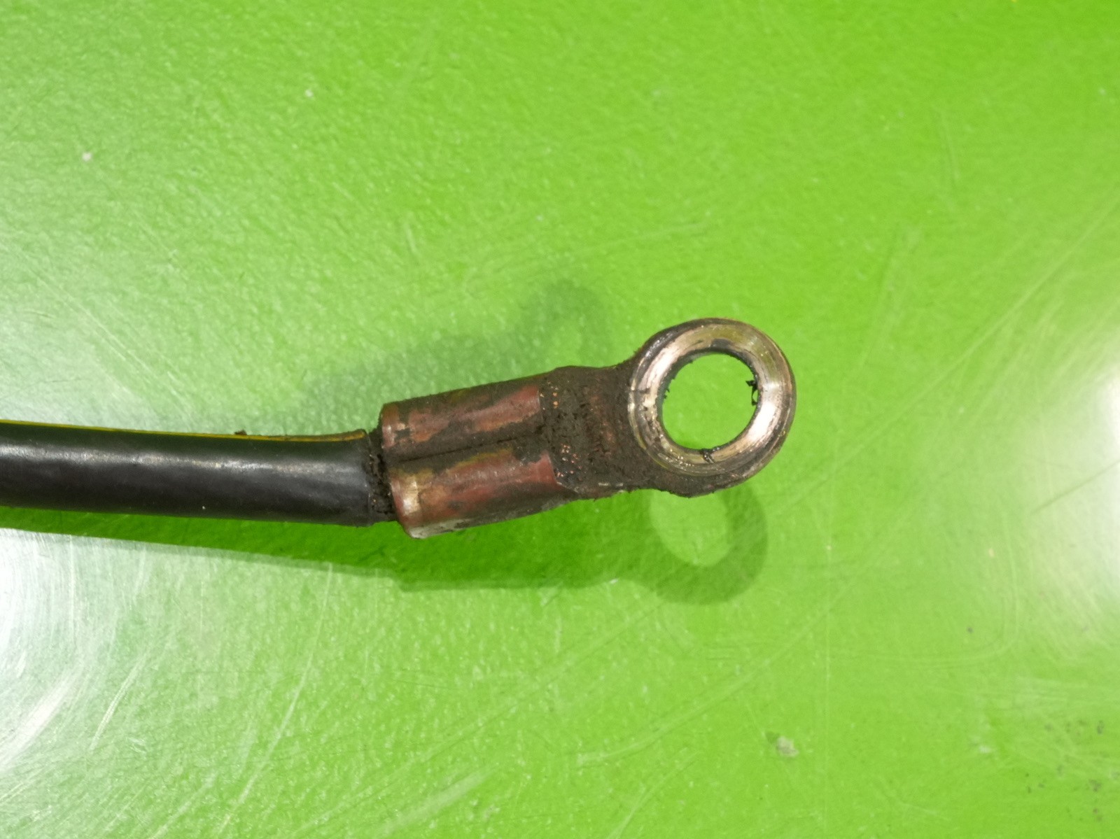 88-91 CRX OEM negative battery starter cable wire terminal