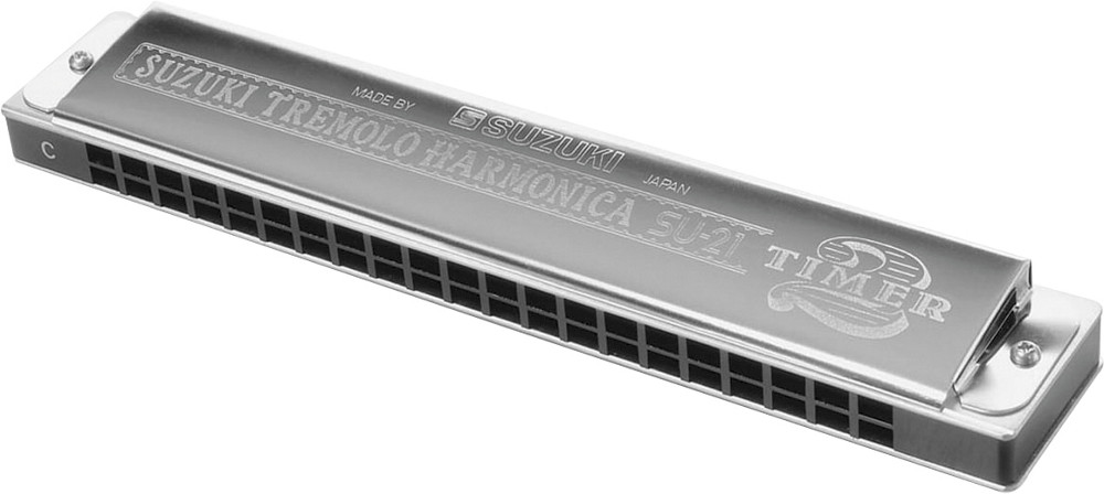 Suzuki 2 TIMER TREMOLO HARMONICA A 24 Hole