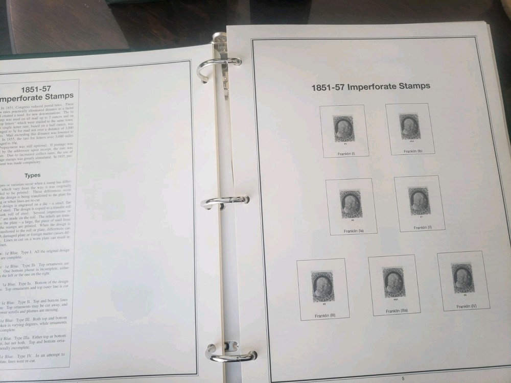 American Heirloom Collection Of United States Stamps Volumes I-IV Plus...