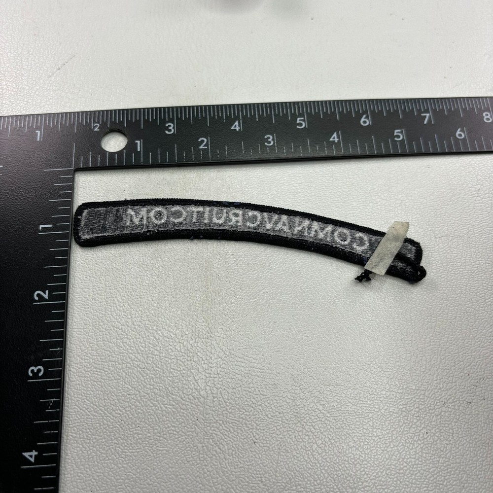 US Navy (Recruiting Command ?) COMNAVCRUITCOM Tab Patch (Rocker, UIM) 39TT