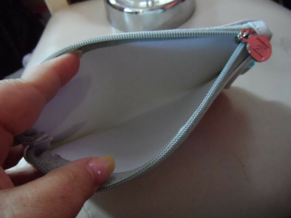 light aqua/silver shimmer cosmetic